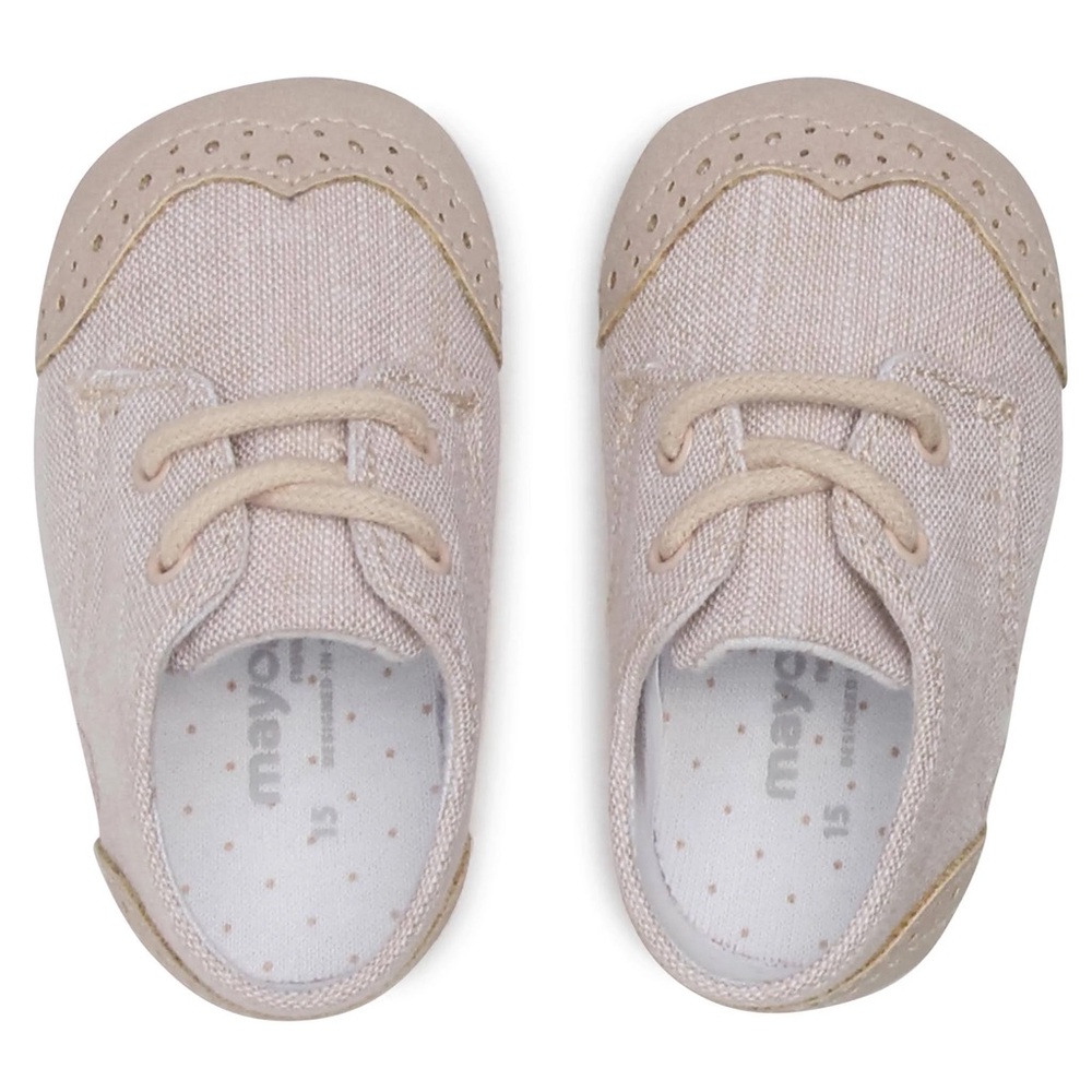 Mayoral Beige Baby Walker Shoes